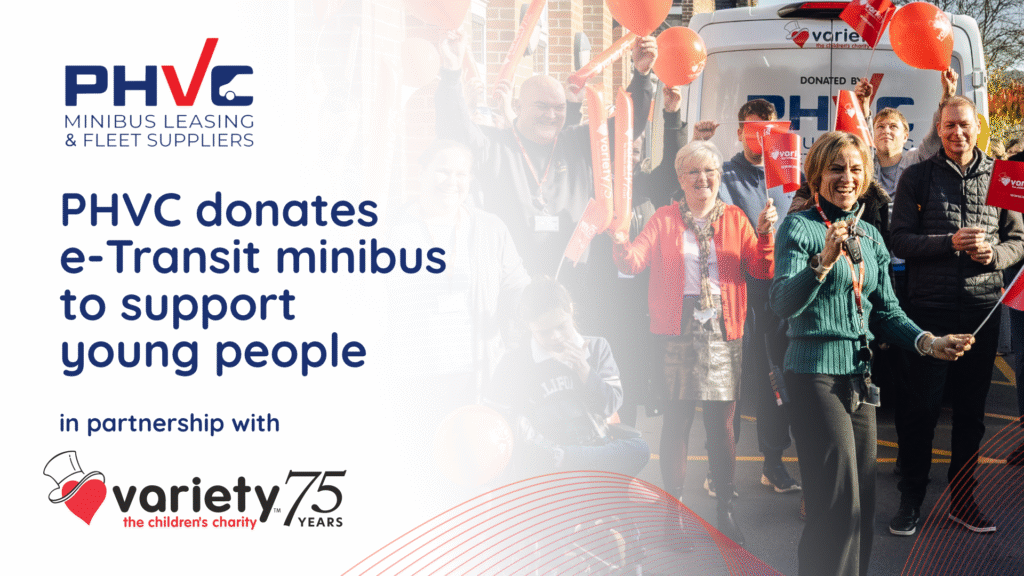 PHVC Donates electric minibus to Beaucroft College, Wimborne